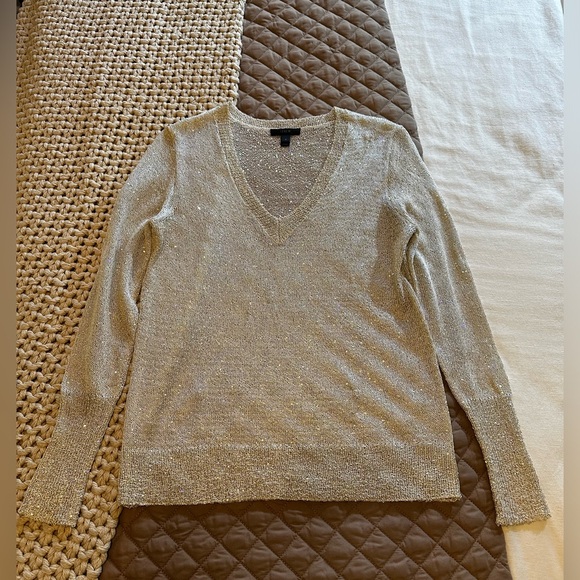 J. Crew Champagne Iridescent Sweater - Picture 4 of 11